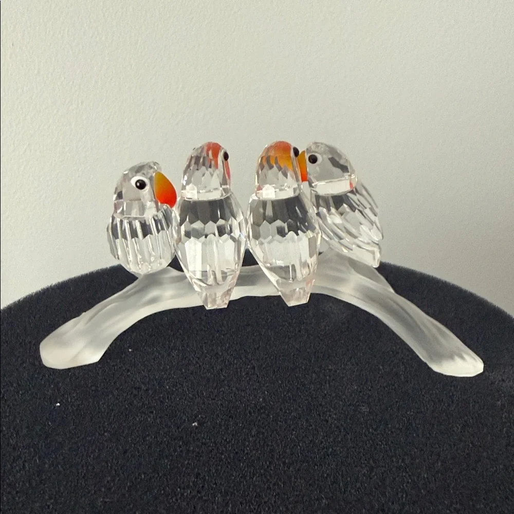 Swarovski Crystal Baby Lovebirds